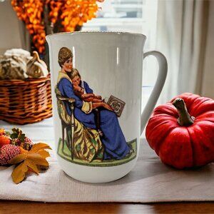 1996 Bedtime Inspired By The Art Of Norman Rockwell, Cup Mug